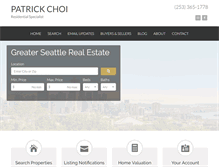 Tablet Screenshot of patrickchoi.com